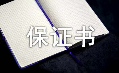 监护人保证书