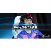 《英雄联盟》Aiming选手个人资料一览