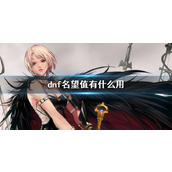 《dnf》名望值作用介绍