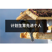 计划生育先进个人