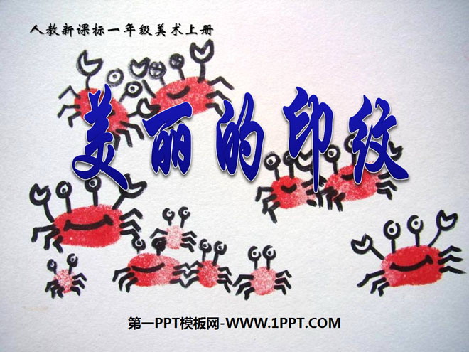 《美丽的印纹》PPT课件