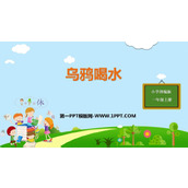 《乌鸦喝水》PPT精品教学课件
