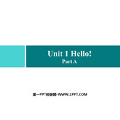 《Hello!》Part A PPT习题课件
