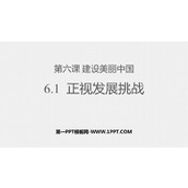 《正视发展挑战》PPT优秀课件下载