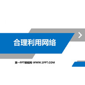《合理利用网络》PPT优秀教学课件