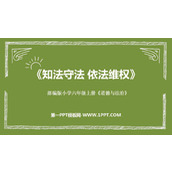 《知法守法 依法维权》PPT课件下载