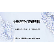 《走近我们的老师》PPT免费下载