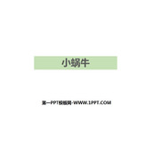 《小蜗牛》PPT优秀课件