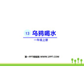 《乌鸦喝水》PPT精品课件下载