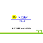 《大还是小》PPT优质课件下载