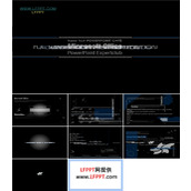 超炫科技动画文字PPT模板