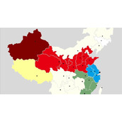 中国各省市地图的PPT资源(可以改颜色)