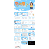 小学生文明礼仪主题班会PPT模板