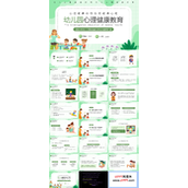 幼儿心理健康教育班会PPT模板