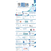 慢阻肺病健康宣传PPT模板