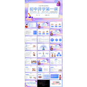 初中开学第一课主题班会ppt