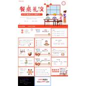 餐桌礼仪主题班会PPT