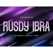 Rusdy ibra字体