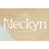 Neckyn字体