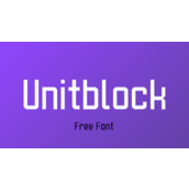 Unitblock字体