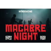 Macabre night字体
