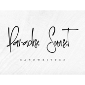 Paradise sunset字体