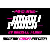 Robot punch字体