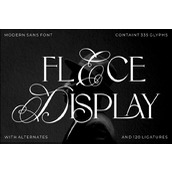 Flece display字体
