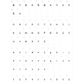 爱有很多小缺口字体