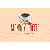 Monday coffee字体