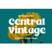 Central vintage字体