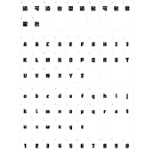 Aa机甲黑字体