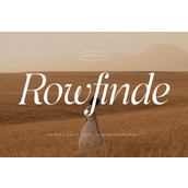 Rowfinde字体