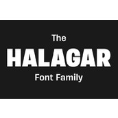 Halagar字体