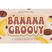 Banana groovy字体