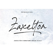 Zaxelton字体