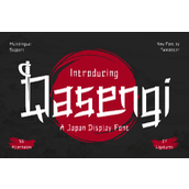 Qasengi trial字体