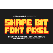 Shape bit字体