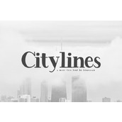 Citylines字体