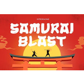 Samurai blast字体