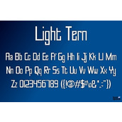 Light tern字体