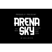 Arena sky字体