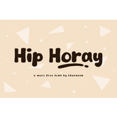Hip horay字体