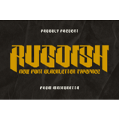 Rugdish字体