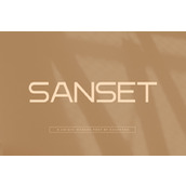 Sanset字体