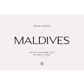 Maldives字体