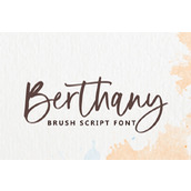 Berthany字体