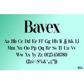Bavex字体
