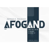 Afogand字体