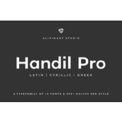Handil pro字体